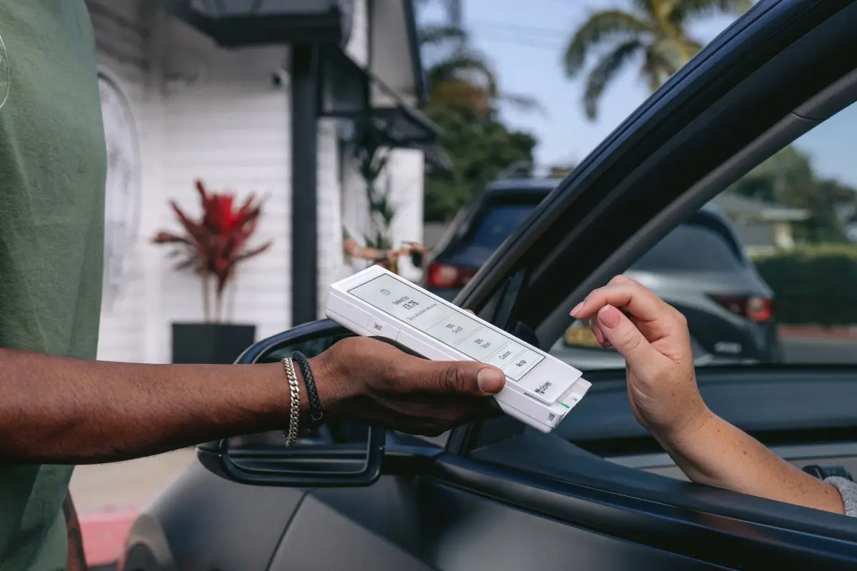 Taxi Clover POS payment