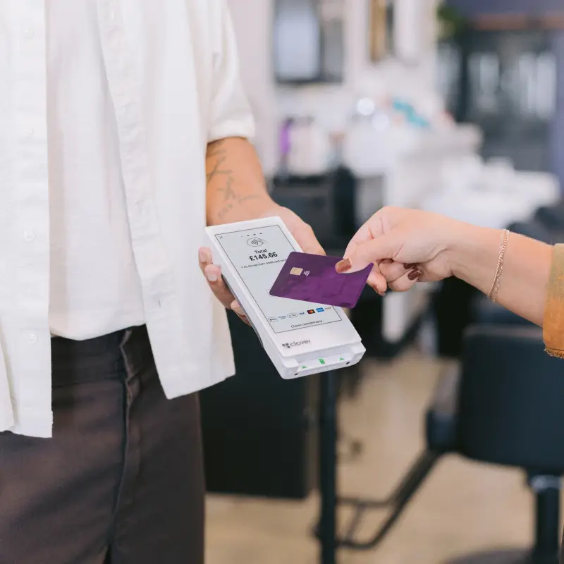 clover flex payment salon