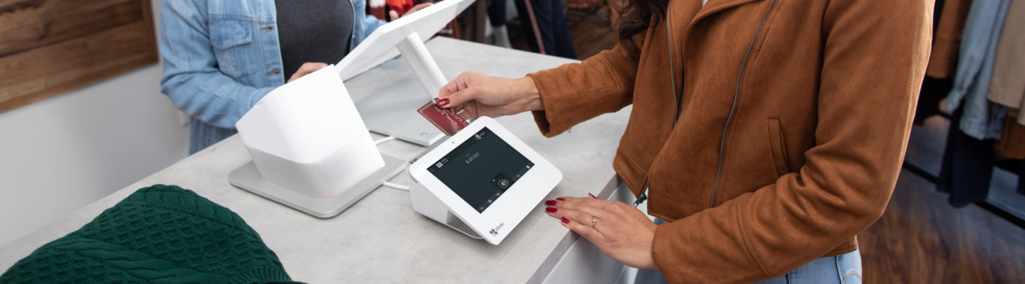 Taking a payment with a Clover POS solution